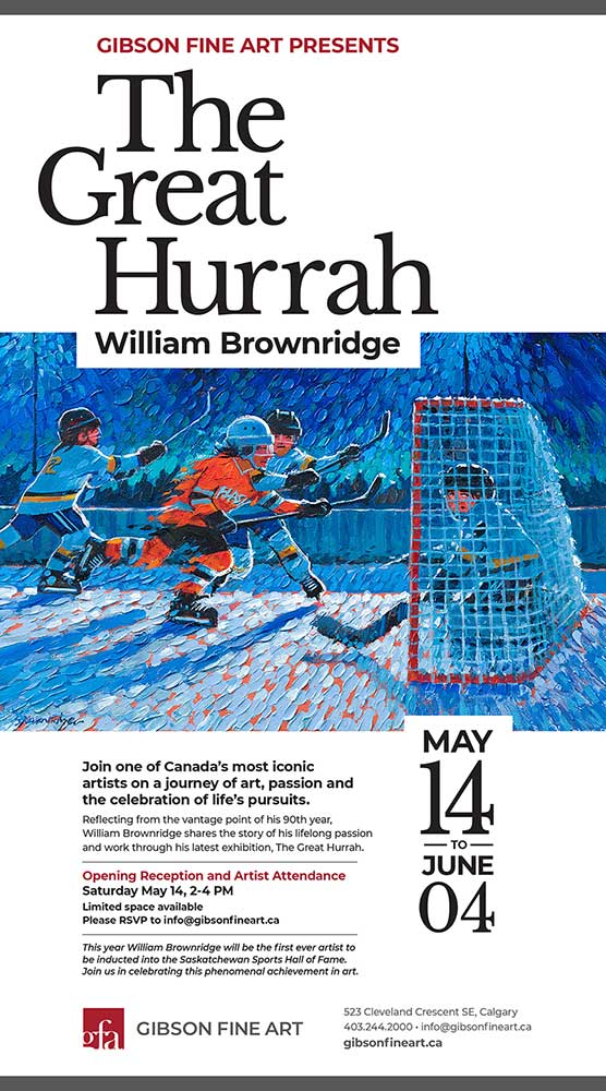 The Great Hurrah: Bill Bownridge Exhibition May14 Gibson Fine Art