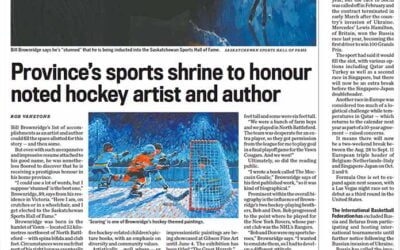 Saskatchewan Sports Shrine Honours Bill Brownridge’s Brilliance